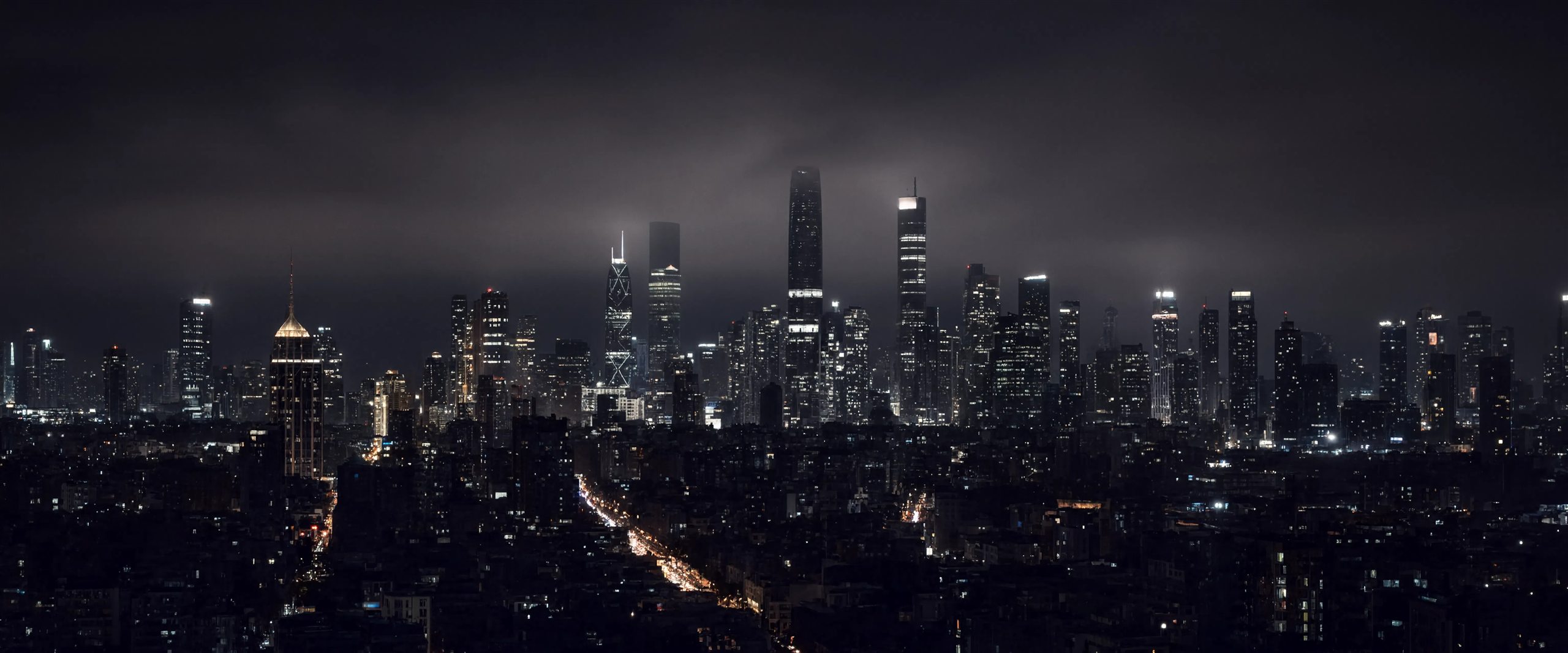 Ночная панорама города